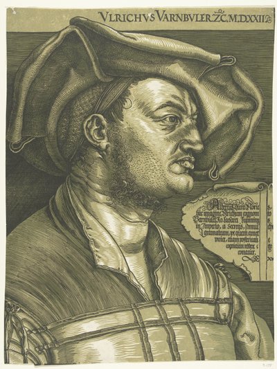 Portrait of Ulrich Varnbüler by Albrecht Dürer