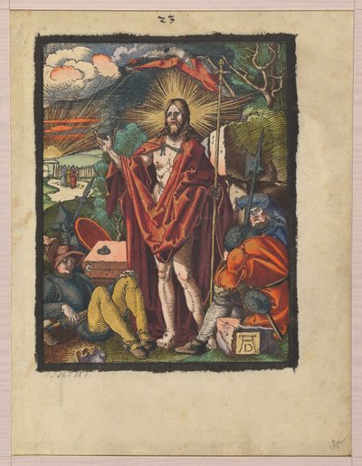Resurrection, from "The Small Woodcut Passion" by Albrecht Dürer