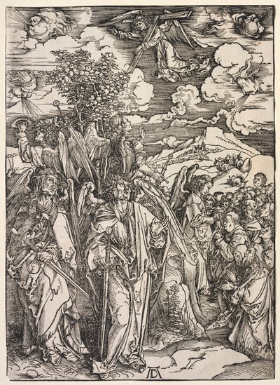 Revelation of St. John: Four Angels Holding up the Winds by Albrecht Dürer