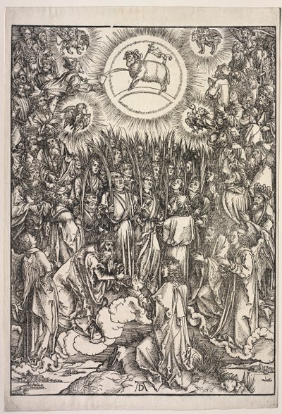 Revelation of St. John: The Adoration of the Lamb by Albrecht Dürer
