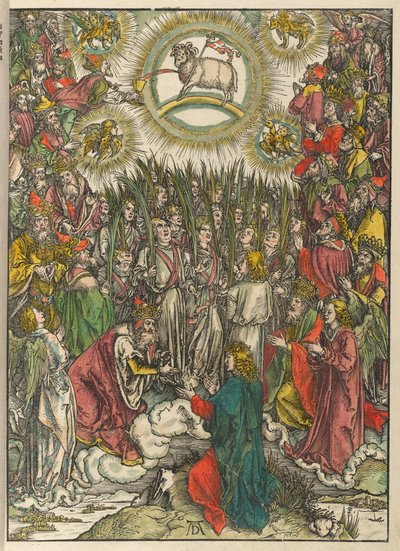 Revelation of St. John: The Adoration of the Lamb by Albrecht Dürer
