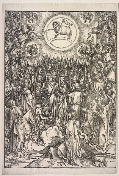 Revelation of St. John: The Adoration of the Lamb by Albrecht Dürer