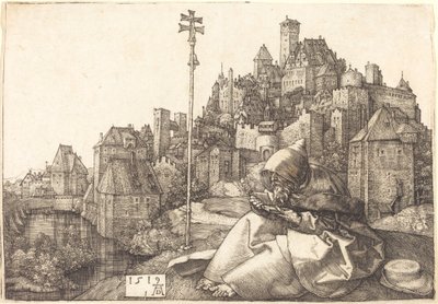 Saint Anthony Reading by Albrecht Dürer