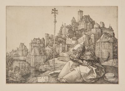 Saint Anthony Reading by Albrecht Dürer