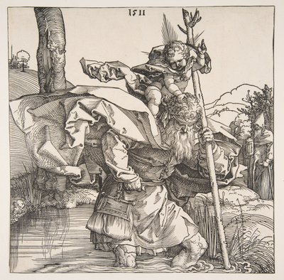 Saint Christopher by Albrecht Dürer