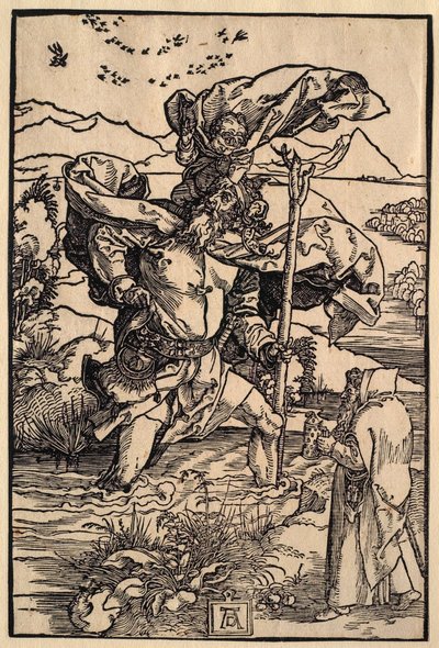 Saint Christopher with the Flight of Birds by Albrecht Dürer