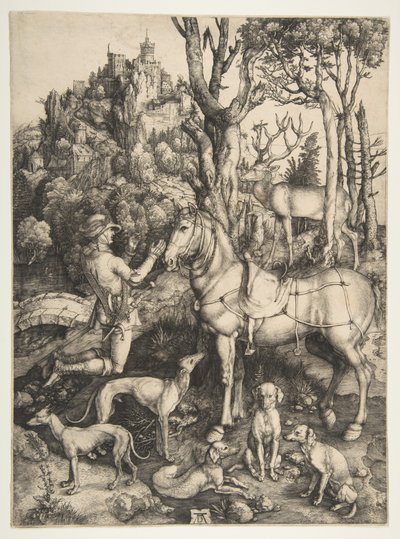 Saint Eustace by Albrecht Dürer