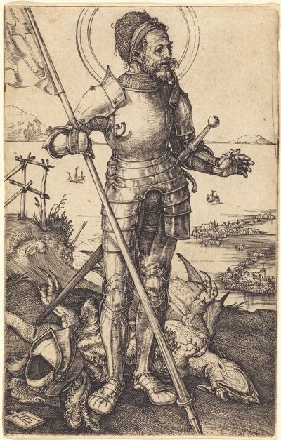 Saint George Standing by Albrecht Dürer