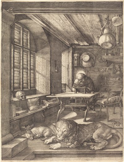 Saint Jerome in His Study by Albrecht Dürer
