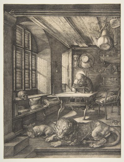 Saint Jerome in His Study by Albrecht Dürer