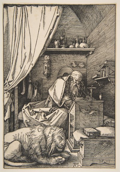 Saint Jerome in His Study by Albrecht Dürer