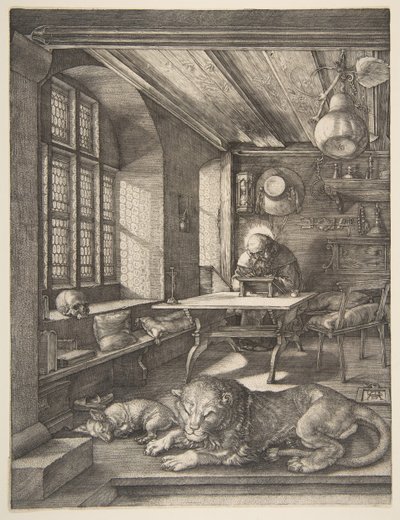 Saint Jerome in His Study, 1514 by Albrecht Dürer