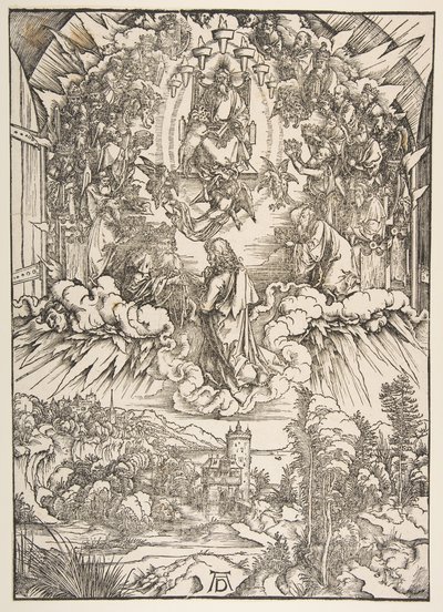 Saint John before God and the Elders, from The Apocalypse by Albrecht Dürer