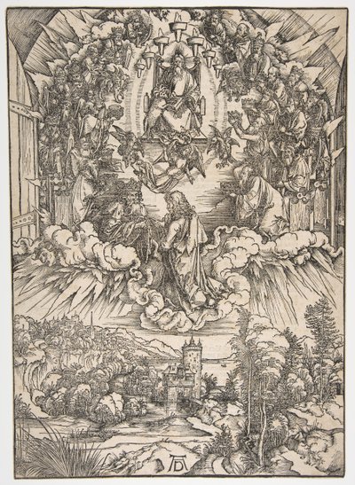 Saint John before God and the Elders, from The Apocalypse by Albrecht Dürer