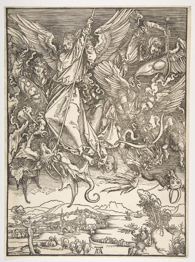Saint Michael and the Dragon, from The Apocalypse by Albrecht Dürer