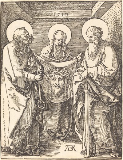 Saint Veronica between Saints Peter and Paul by Albrecht Dürer