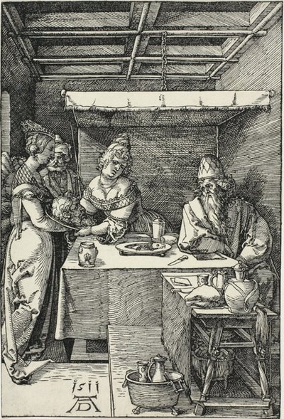 Salome Presenting the Head of John the Baptist to Herodias by Albrecht Dürer