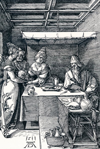 Salome Presenting the Head of St John the Baptist to Herodias by Albrecht Dürer