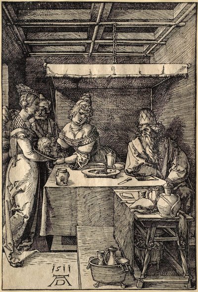 Salome Receiving the Head of Saint John the Baptist by Albrecht Dürer