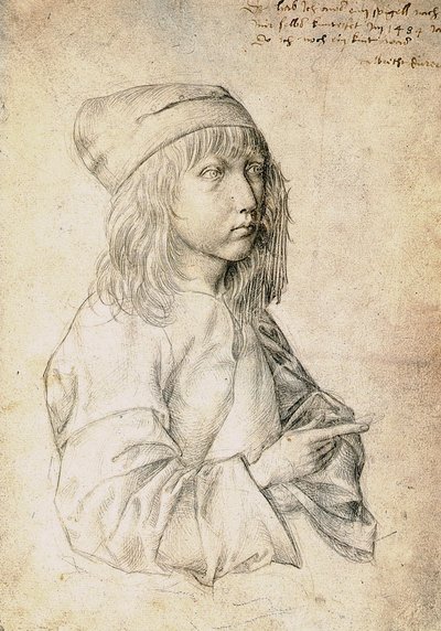 Self-portrait at Thirteen by Albrecht Dürer