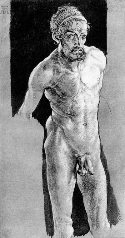 Self Portrait in the Nude, c1507 by Albrecht Dürer