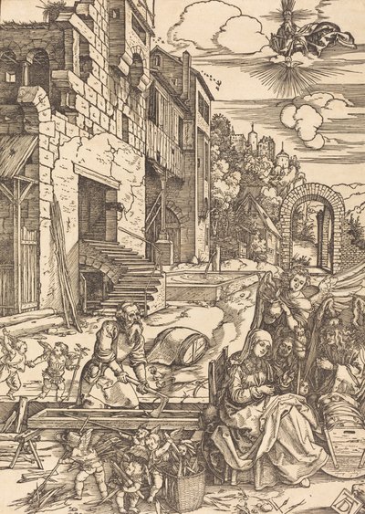 Sojourn of the Holy Family in Egypt by Albrecht Dürer