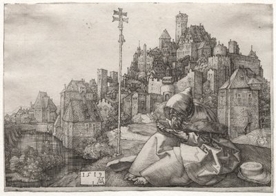 St. Anthony Reading by Albrecht Dürer