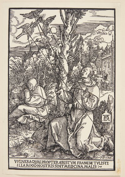 St. Francis Receiving the Stigmata by Albrecht Dürer