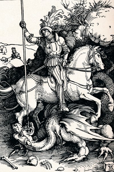 St George and the Dragon, 1505 (detail) by Albrecht Dürer