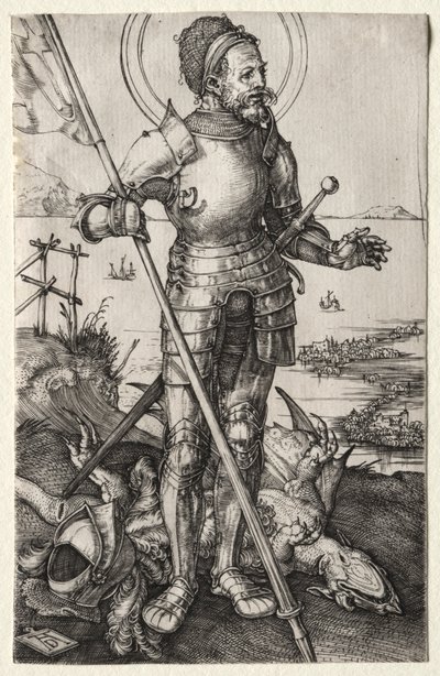 St. George on Foot, c. 1504-1505 by Albrecht Dürer