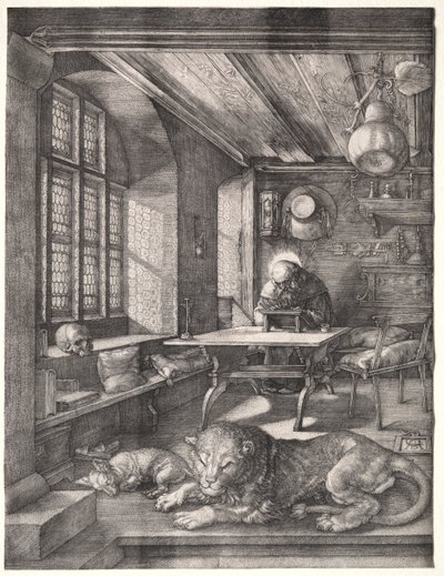 St. Jerome in His Study by Albrecht Dürer