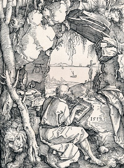 St Jerome in a Cave by Albrecht Dürer