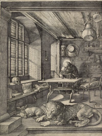 St Jerome in his Study by Albrecht Dürer