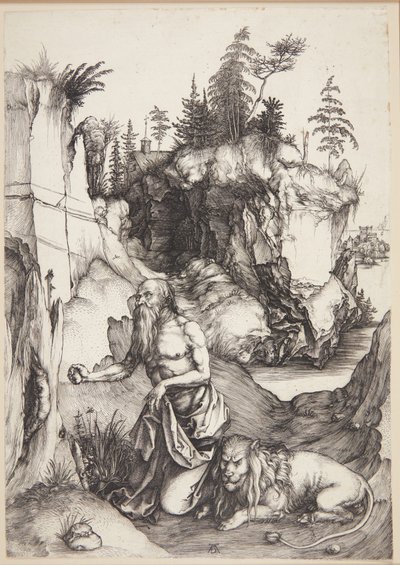 St. Jerome Penitent in the Wilderness by Albrecht Dürer