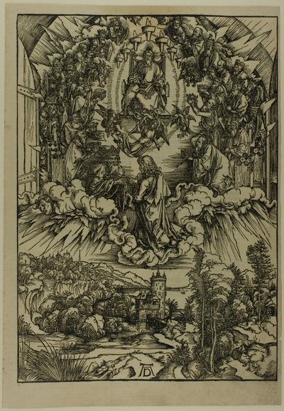 St. John before God and the Elders, from The Apocalypse by Albrecht Dürer