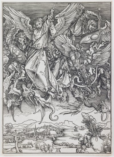 St. Michael Fighting the Dragon, from the series “The Apocalypse” by Albrecht Dürer