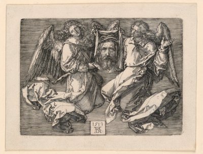 Sudarium Displayed by Two Angels by Albrecht Dürer
