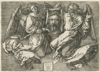 Sudarium Displayed by Two Angels by Albrecht Dürer
