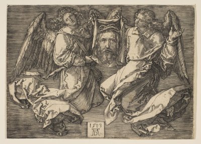 Sudarium Held by Two Angels by Albrecht Dürer