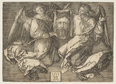 Sudarium Held by Two Angels by Albrecht Dürer