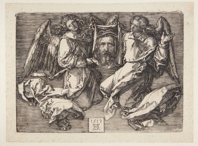 Sudarium Displayed by Two Angels by Albrecht Dürer
