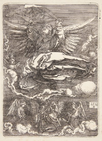 Sudarium Spread Out by an Angel by Albrecht Dürer