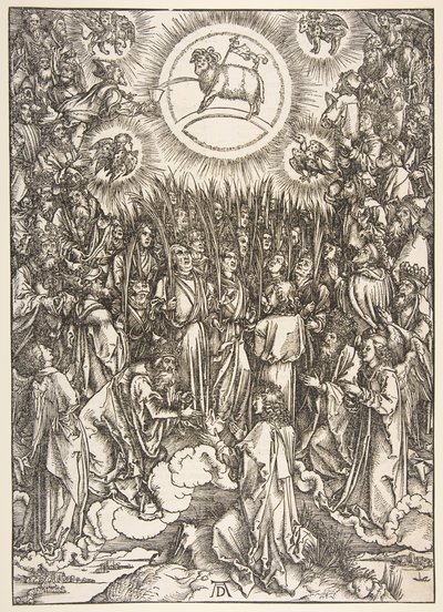 The Adoration of the Lamb, from the Apocalypse series by Albrecht Dürer