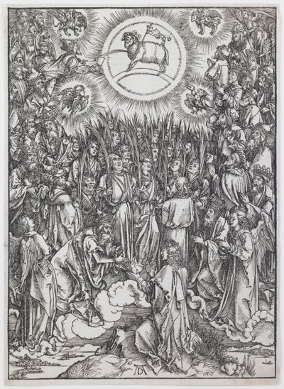 The Adoration of the Lamb, from the series “The Apocalypse” by Albrecht Dürer