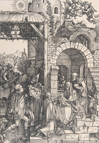 The Adoration of the Magi, from the series The Life of the Virgin by Albrecht Dürer