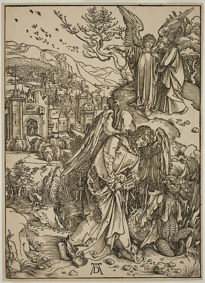 The Angel Showing St. John the New Jerusalem by Albrecht Dürer