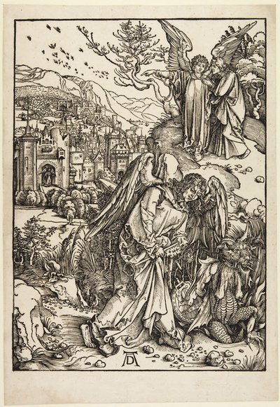 The Angel with the Key to the Bottomless Pit by Albrecht Dürer
