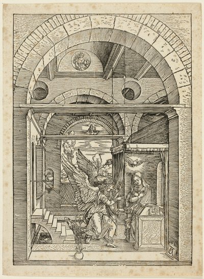 The Annunciation, from The Life of the Virgin by Albrecht Dürer