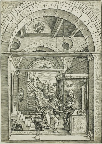 The Annunciation, from The Life of the Virgin by Albrecht Dürer