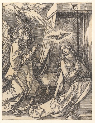 The Annunciation, from "The Small Passion" by Albrecht Dürer